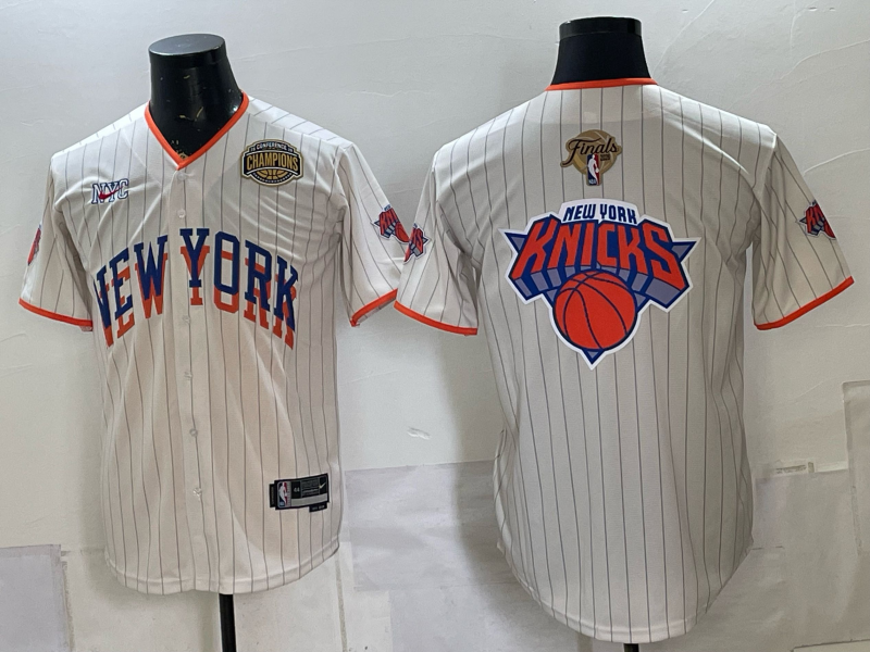 Men New York Knicks #25 Bridges white 2026 Nike NBA jersey 072206(1)->new york knicks->NBA Jersey